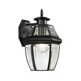 Ashford 12'' High 1-Light Outdoor Sconce - Black 8601EW/60 Thomas