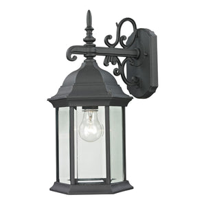 Spring Lake 17'' High 1-Light Outdoor Sconce - Matte Textured Black 8601EW/65 Thomas