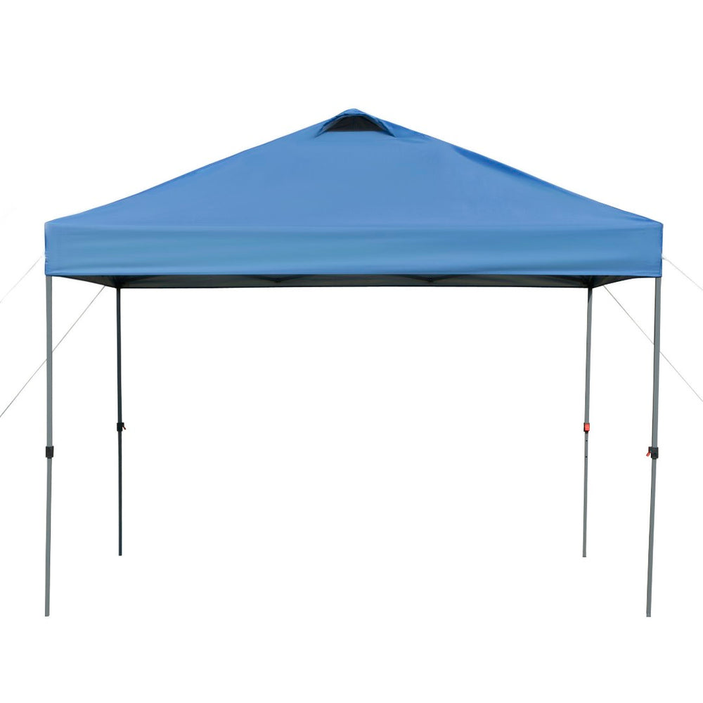 English Elm Outsunny 10' X 10' Instant Pop Up Canopy Tent – Adjustable Height, Portable Sun Shelter For Outdoor Fun W2225P200699-GIGA