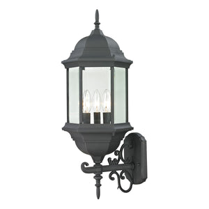 Spring Lake 25'' High 3-Light Outdoor Sconce - Matte Textured Black 8603EW/65 Thomas