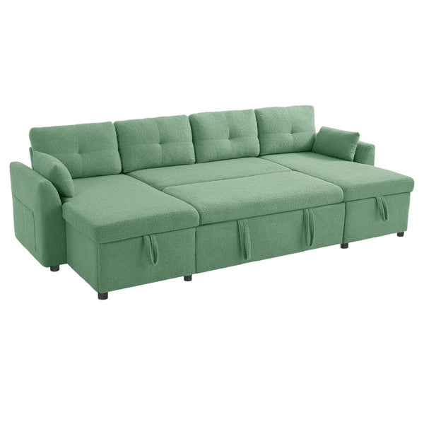 English Elm Swivel Barrel Accent Chair Chenille Tufted Round Club Seat for Living Room Lounge Green N719S002210F