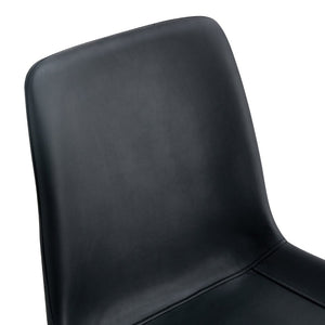 English Elm Scalable Extendable Dining Set with Wood Grain Table and Gray Linen Chairs 8 Piece Walnut+Black W1151S04701