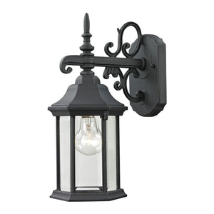 Spring Lake 15'' High 1-Light Outdoor Sconce - Matte Textured Black 8611EW/65 Thomas