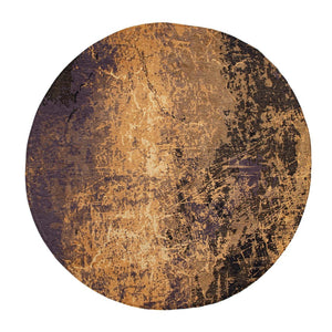 Louis de Poortere Mad Men Cracks Collection Textured Area Rug Geological Motif for Modern Living Spaces Deep Mine 9'6 x 9'6 120124