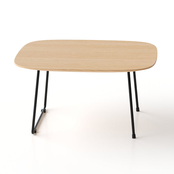 English Elm American Minimalist Round Coffee Table - Modern Acacia Oak Design For Small Spaces & Stylish Living W3318P307874