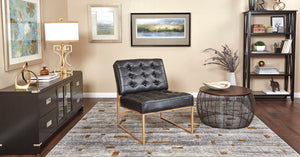 OSP Home Furnishings Anthony 26” Wide Chair  Black