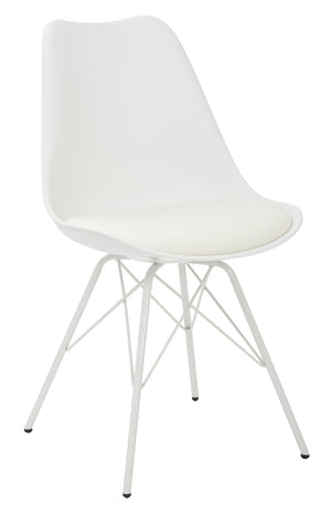 OSP Home Furnishings Emerson Side Chair White