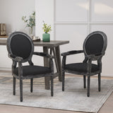 Christopher Knight Home® - Noble House - Judith French Country Wood Upholstered Dining Chair - Set of 2