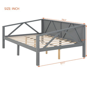 English Elm Twin Daybed Frame Solid Pine Sofa Bed for Guest Room Studio or Teen Bedroom N708P266726E