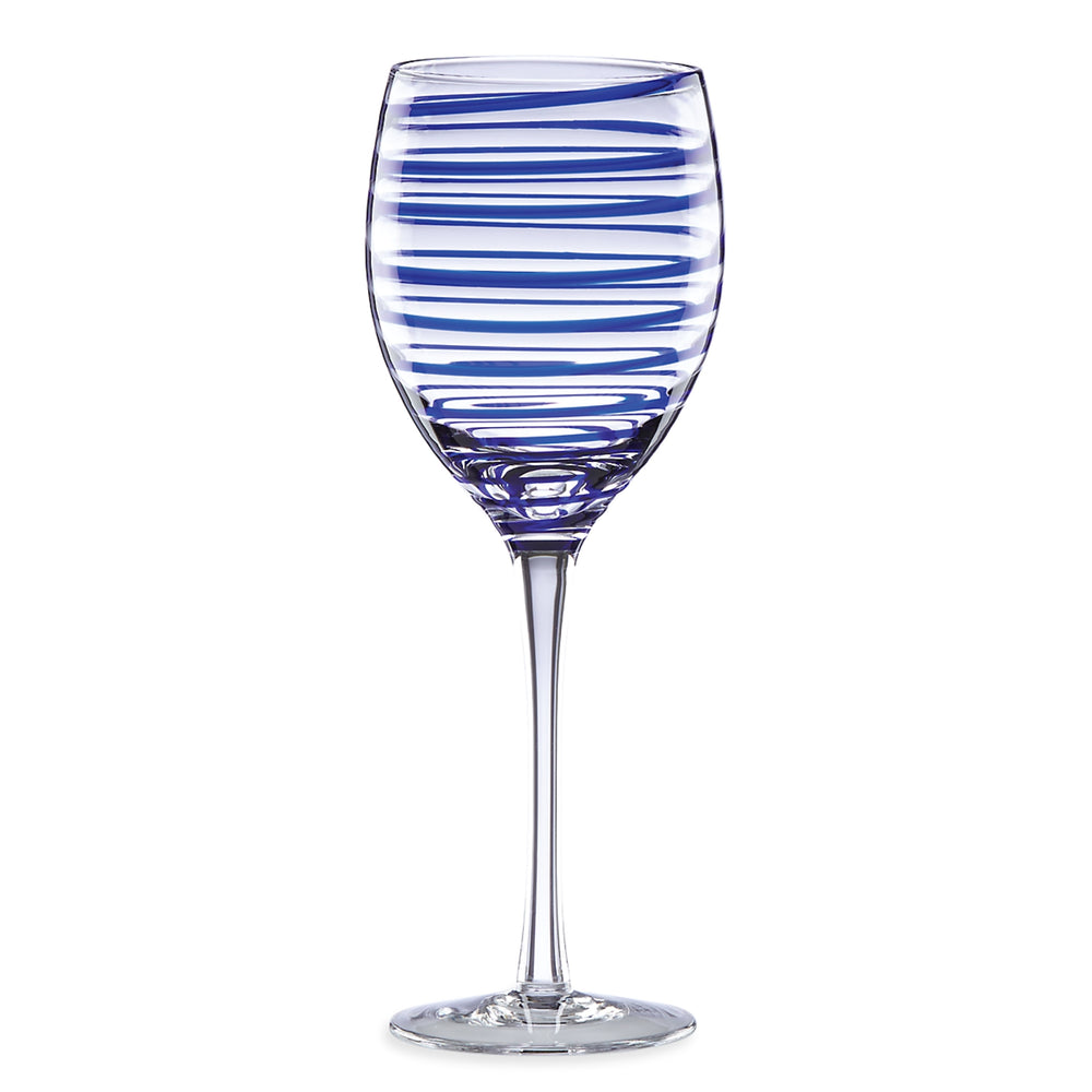 Lenox Charlotte Street Ringed Crystal Clear Wine Glasses for Modern Elegant Entertaining 863811