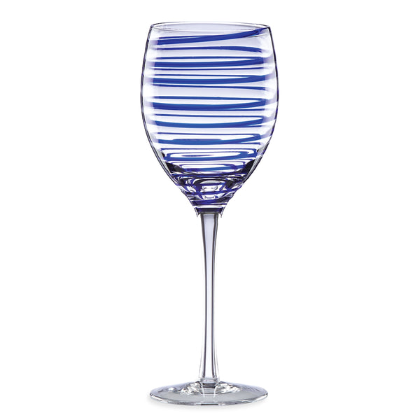 Lenox Charlotte Street Ringed Crystal Clear Wine Glasses for Modern Elegant Entertaining 863811