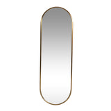 Christopher Knight Home® - Noble House - Oldham Contemporary Oval Wall Mirror, Brushed Brass