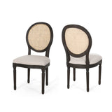 Christopher Knight Home® - Noble House - Govan Wooden Dining Chairs With Cushions - Set Of 2