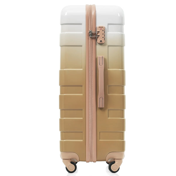 English Elm Luggage Sets 3 Piece Abs Hardshell Spinner Suitcase with Tsa Lock Lightweight Travel N726P203164D