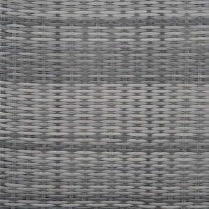 English Elm Outdoor Furniture Set: Modern Rattan Patio Set With Adjustable Recliners, Glass Tables & Ottomans N719Z000120E-GIGA