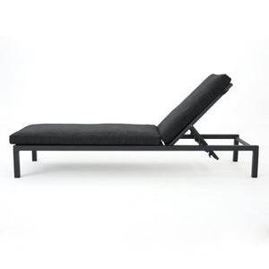 English Elm Christopher Knight Home® - Navan Chaise Lounge Set - Dark Grey Outdoor Comfort With Ergonomic Design, Storage & Style 60802.00MSH
