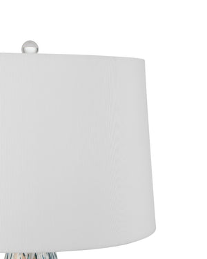 Currey & Company Motte Table Lamp - Mesmerizing Opalescent Glass Design With Elegant Shade, Perfect For Any Decor Multi,Color Glass ,Optic Crystal 6000-1013-currey-company