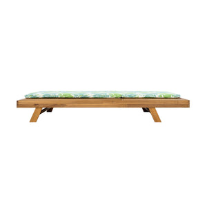 English Elm Christopher Knight Home® - Lounge Chaise Set - Acacia Wood With Water-Resistant Cushions, 4-Position Recline & Stylish Design N770P253442T_N770P253018L