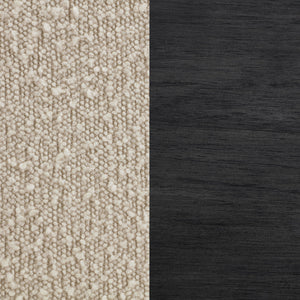 English Elm Murtry Boucle Upholstered Counter Chair Set of 2 – Plush Foam Seats, Textured Fabric, Charcoal Legs, Modern Comfort Beige B062P299876