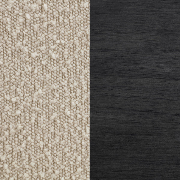 English Elm Murtry Boucle Upholstered Counter Chair Set of 2 – Plush Foam Seats, Textured Fabric, Charcoal Legs, Modern Comfort Beige B062P299876