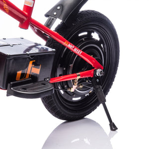 English Elm 24v Kids Electric Dirt Bike 300w Motor 16in Pneumatic Tires Adjustable Seat Ages 5 to 12 Red W1578P335446