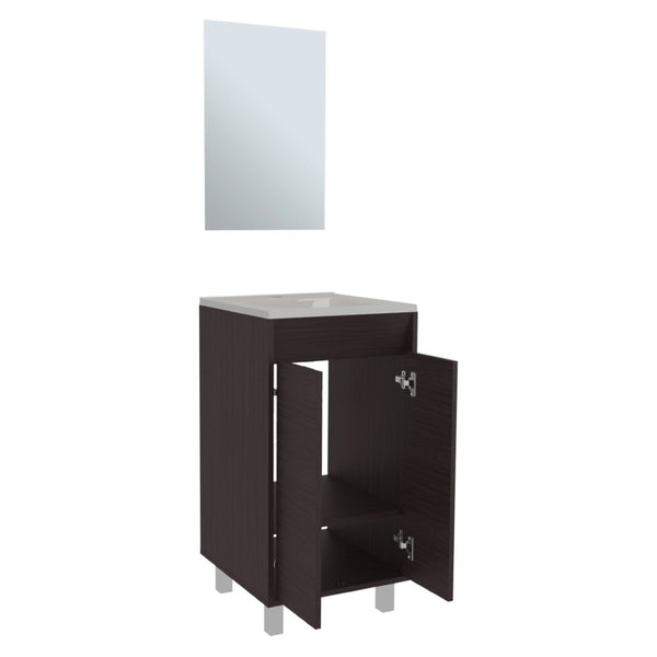 English Elm Colville Floating Wall Mount Vanity Cabinet Matte Finish Modern Bathroom Storage B092P439925