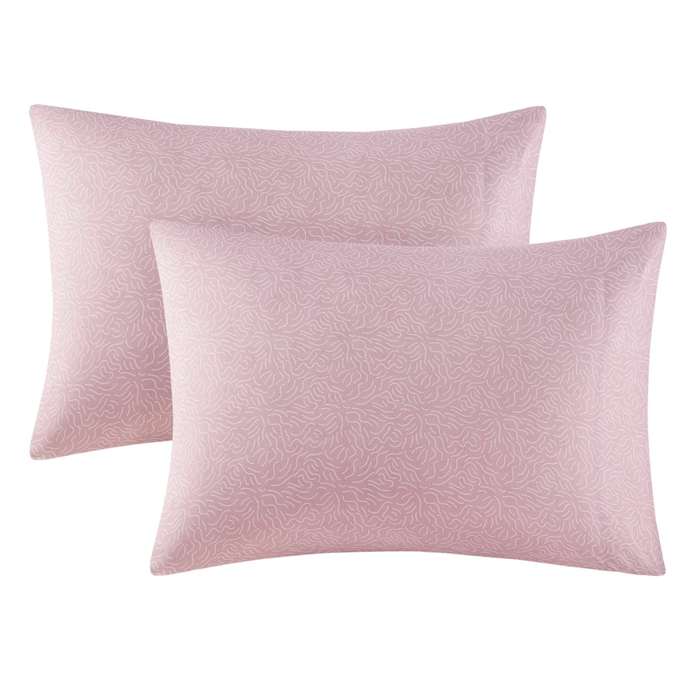 English Elm Printed Cotton Flannel Sheet Set Queen - Ultra-Soft Brushed Fabric, Deep Pocket Fitted, Cozy Warmth Pink 11.81 L x 9.84 W x 3.94 H B035P294483