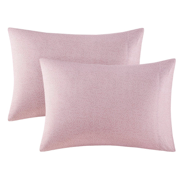 English Elm Printed Cotton Flannel Sheet Set Queen - Ultra-Soft Brushed Fabric, Deep Pocket Fitted, Cozy Warmth Pink 11.81 L x 9.84 W x 3.94 H B035P294483