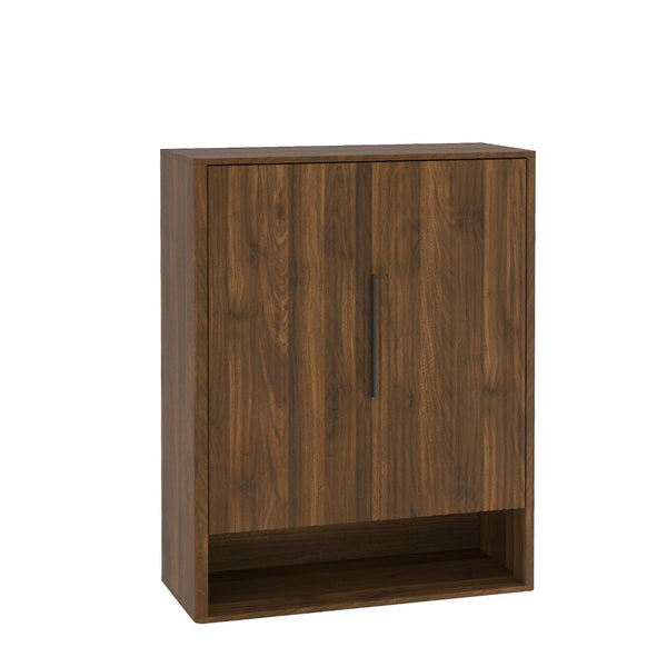 English Elm Shoe Storage Cabinet Wooden Enclosed Organizer with Adjustable Shelves for Entryway W1321P396356