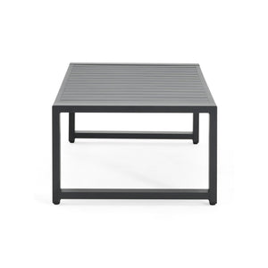 English Elm Christopher Knight Home® - NAVAN Aluminum 4-Piece Chat Set with Beige Olefin Cushions, Black Finish, Comfortable Outdoor Seating N775P243378B