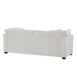 English Elm Christopher Knight Home® - 83.50" Modern Flared Arms Sofa with Chenille Upholstery, High-Density Cushions and Sturdy Legs Beige N771P345835M