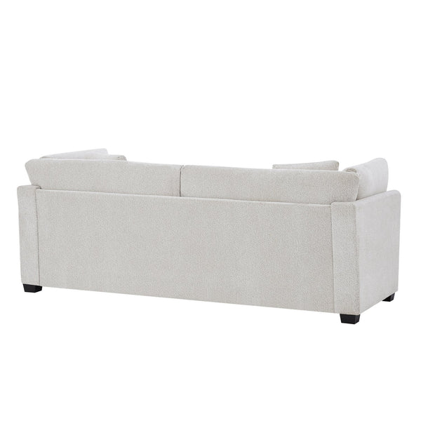 English Elm Christopher Knight Home® - 83.50" Modern Flared Arms Sofa with Chenille Upholstery, High-Density Cushions and Sturdy Legs Beige N771P345835M