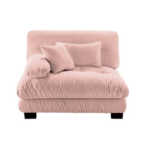English Elm Pariss Modular Chenille Sectional Sofa Left Facing Unit for Contemporary Living Rooms W714P253476