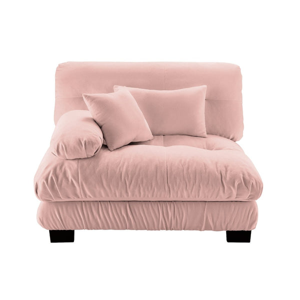 English Elm Pariss Modular Chenille Sectional Sofa Left Facing Unit for Contemporary Living Rooms W714P253476