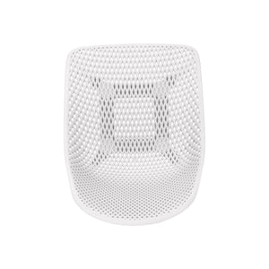 English Elm Christopher Knight Home® - POSEY Weather-Resistant Outdoor Dining Chairs Set of 4 with Perforated Diamond Mesh for Durability White 28 L x 26 W x 18.75 H N776P243037W