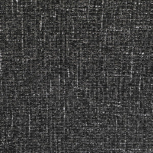 Meridian Furniture Renuar Art Deco Woven Polyester Upholstered Dining Chair with Textured Fabric for Modern Rooms Black 869Black-C