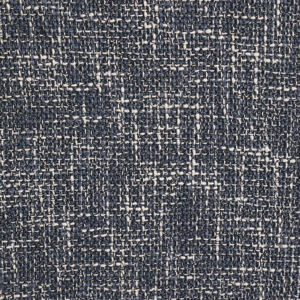 Meridian Furniture Renuar Art Deco Woven Polyester Upholstered Dining Chair with Textured Fabric for Modern Rooms Blue 869Blue-C