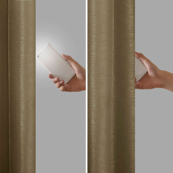 JLA Home Madison Park - Twist Faux-Silk Total Blackout Curtain Panel with Thermal Foam Liner, OEKO-TEX, Easy Twist-Tab Rod-Friendly MP40-7406