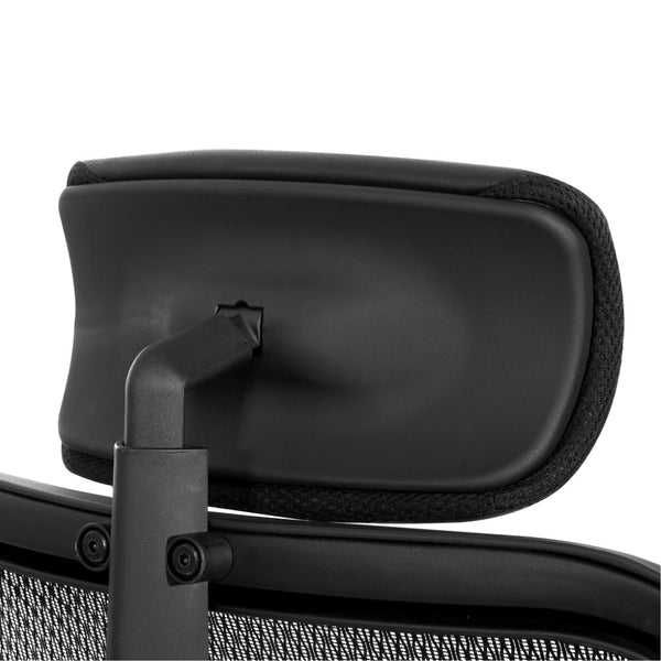 OSP Home Furnishings Optional Leather Headrest for Space Seating 818 Series with Ergonomic Ratchet Adjustment HRL818
