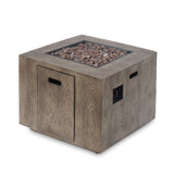 Christopher Knight Home® - Noble House - Wellington Outdoor 33-Inch Square Fire Pit