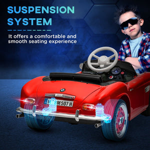 English Elm Aosom Bmw 507 Licensed Kids Ride on Car 12v with Remote Control and Suspension W2225P229306