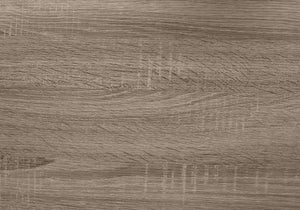 English Elm Accent Table Compact Side End with Drop-Down Cup Holder, Hidden Drawer & Shelf in Brown Laminate Finish taupe 28 L x 16 W x 8 H B2710P219220