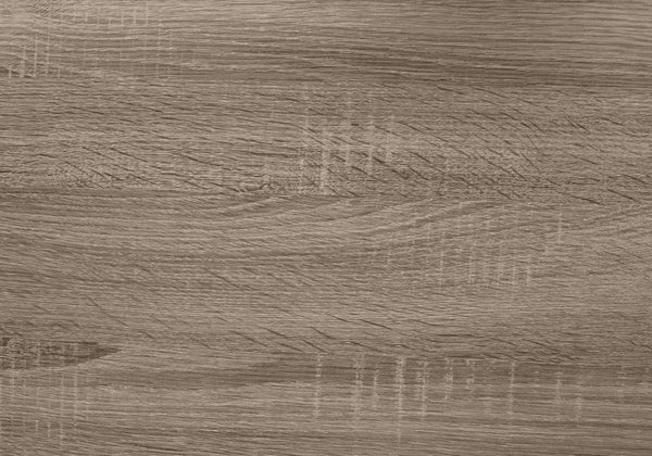 English Elm Accent Table Compact Side End with Drop-Down Cup Holder, Hidden Drawer & Shelf in Brown Laminate Finish taupe 28 L x 16 W x 8 H B2710P219220