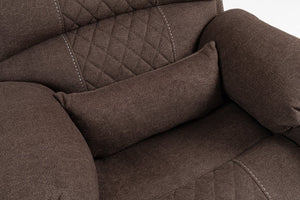 English Elm Lounge Electric Lift Recliner Chair - Oversized Velvet Sofa With 180° Full Recline & Cup Holders W547S00050