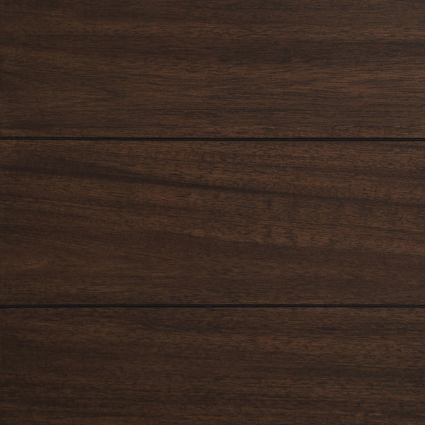 English Elm Bridgeview Rustic Dark Cocoa & Coastal White Dining Table with Leaf, Seats 8, Turned Legs Finish B062S00714