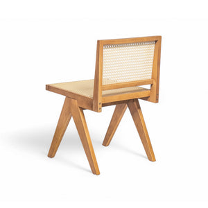 English Elm Christopher Knight Home® - Chandigarh Dining Room Chairs Set Of 2 – Stylish Rattan & Rubberwood Side Chairs For Any Space N768P241397N