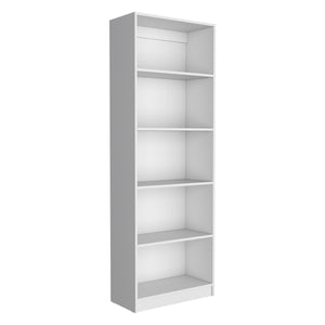 English Elm Bartow 3-Piece Home Bookcase Set - Versatile Storage With 14 Shelves In Sleek White Finish For Modern Living B070S00285