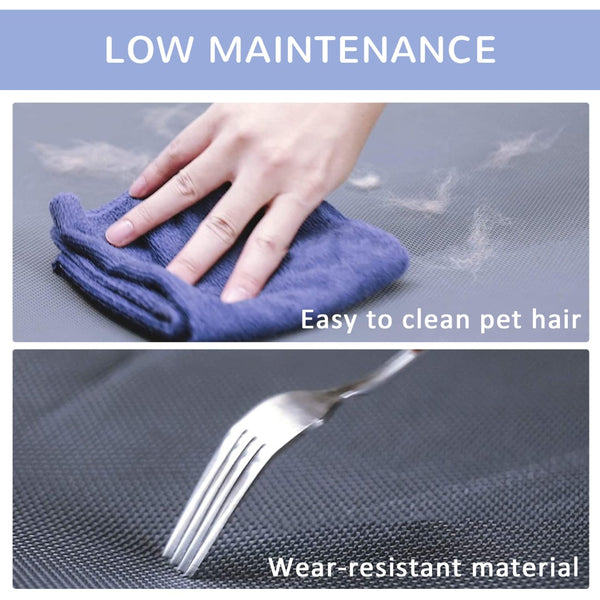 English Elm Pawhut Elevated Cooling Dog Cot Bed - 36" X 30" Mesh Ventilation For Indoor/Outdoor Comfort & Support W2225P200594-GIGA