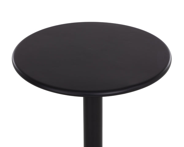 Sunpan Costello Bistro Table - 23.5" Smooth Aluminum Design, Weather-resistant, Timeless Outdoor Charm Black Aluminum 112246