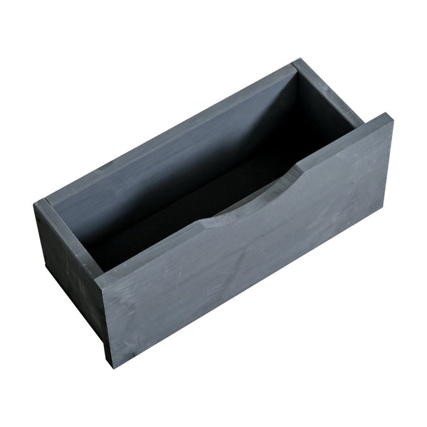 English Elm (with Hutch) Topamx Solid Fir Potting Bench Patio Workstation Spice Rack Drawer Gray N717P404331E